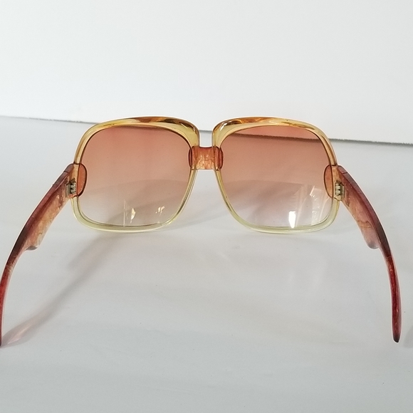 RARE AMAZING Vintage YVES SAINT LAURENT YSL PARIS 1970'S OVERSIZED    Sunglasses - Picture 16 of 16